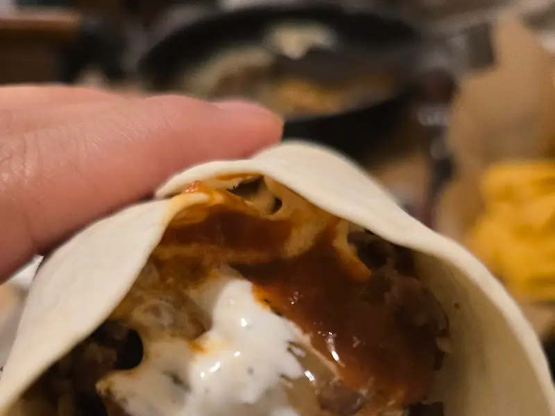 쿠쿡 타코 근접샷