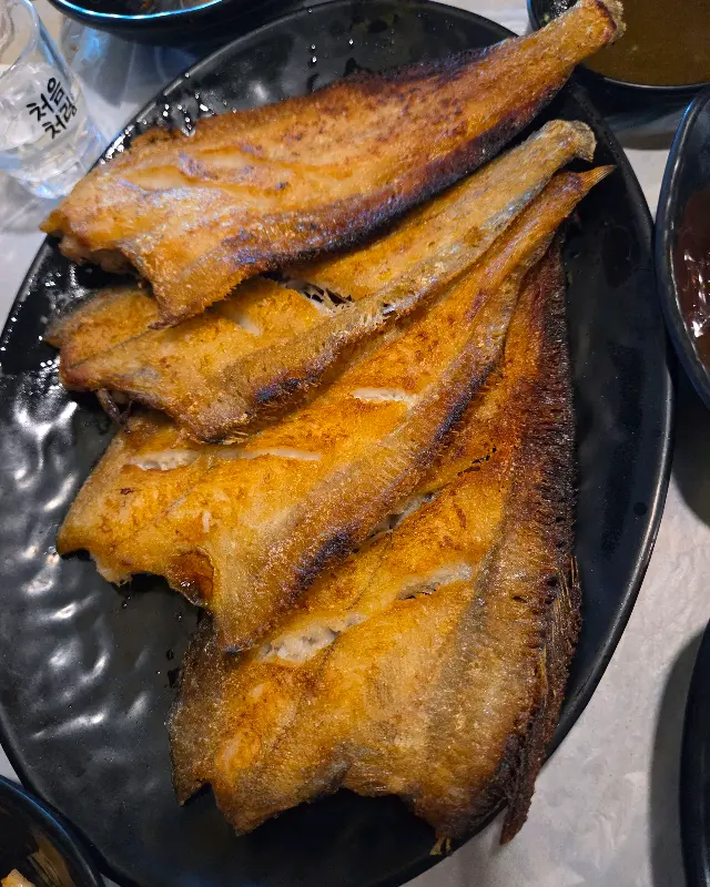 푸짐한 해산물 한 상 차림