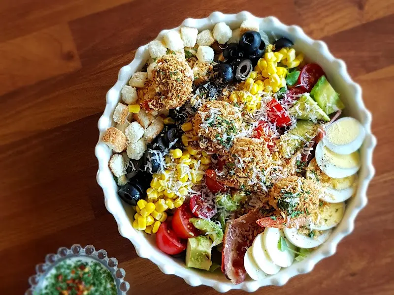 콥샐러드 항공샷