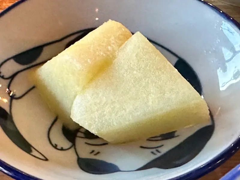 해바라기 식당 멜론 디저트