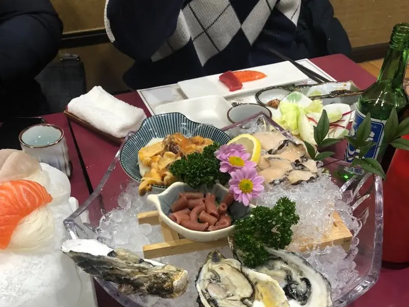 다양한 해산물 모듬