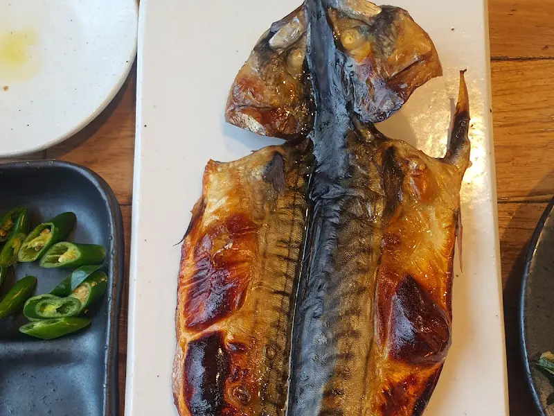 고등어 구이 클로즈업