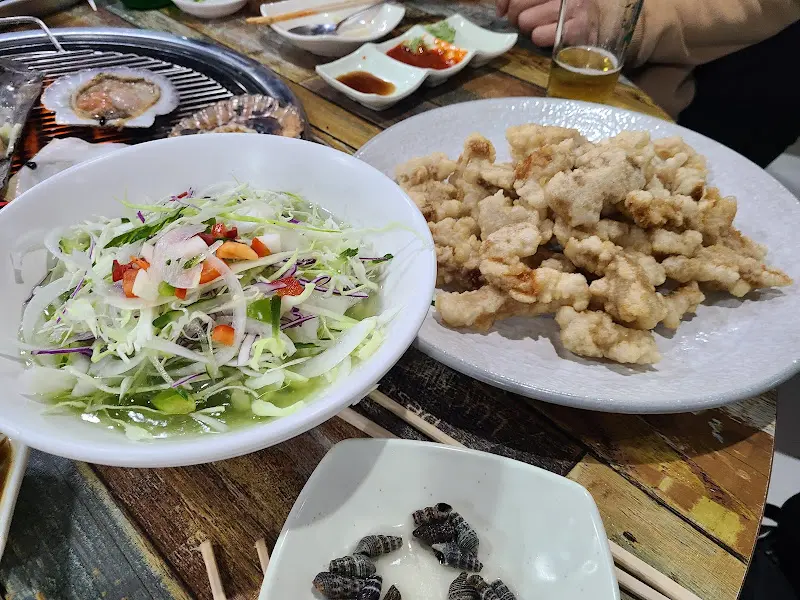 조개구이와 탕수육