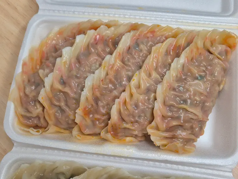 김치만두 클로즈업