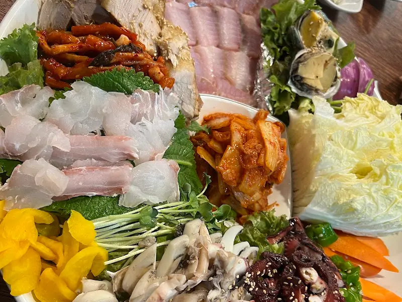 싱싱한 해산물 모듬