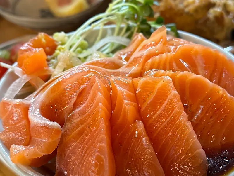 해바라기 식당 연어 오반자이