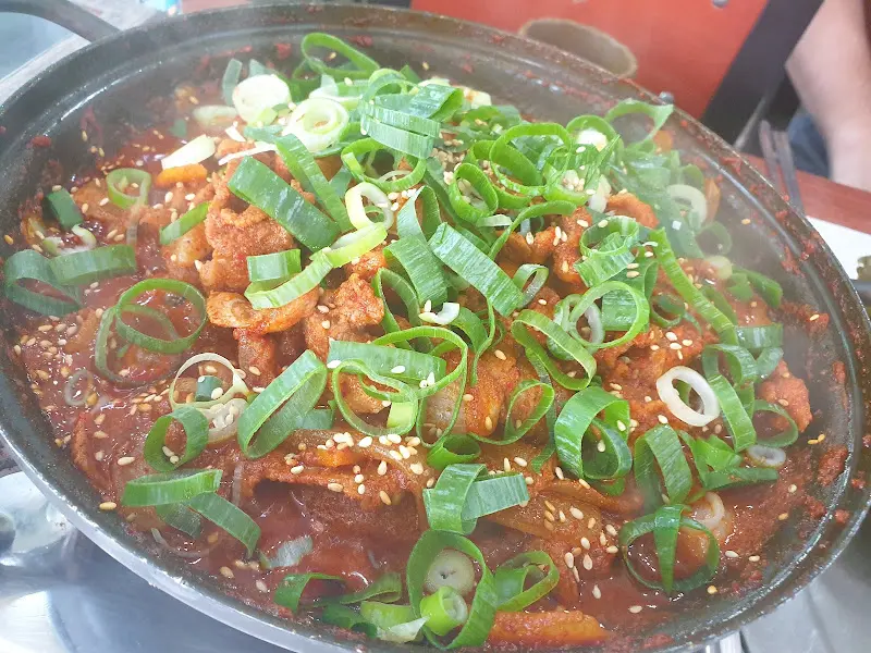 제육볶음 근접샷