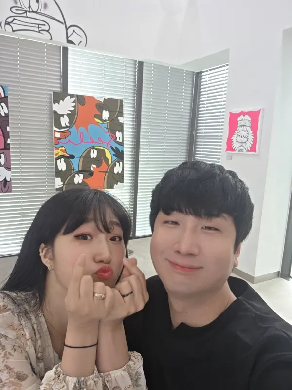 꽃자리의 대표 메뉴, 감말랭이 팥빙수의 아름다운 비주얼