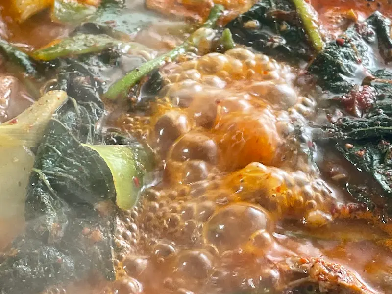 보글보글 끓는 감자탕