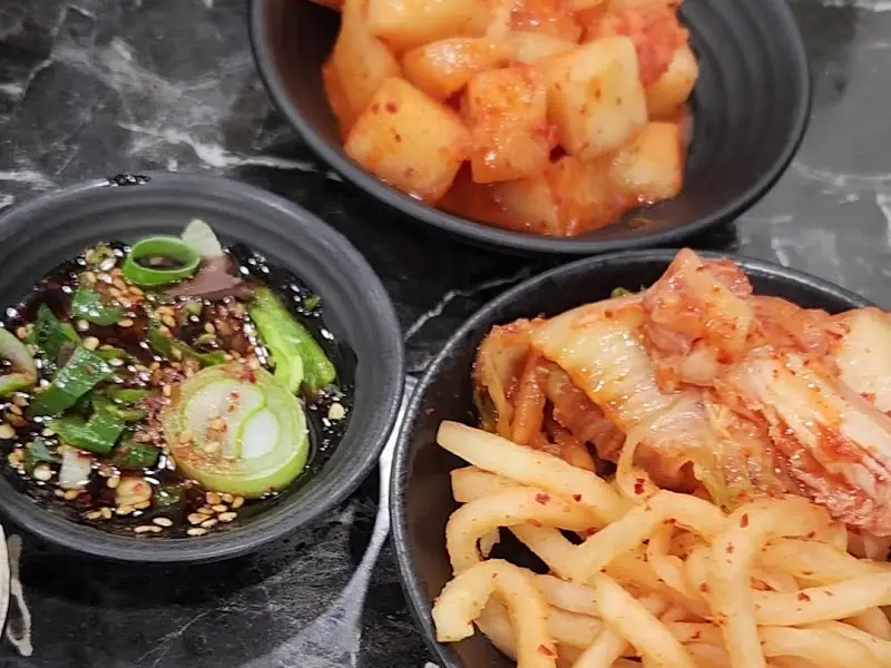 다진 양념, 김치, 깍두기, 무생채