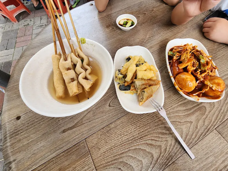 떡볶이, 오뎅, 튀김