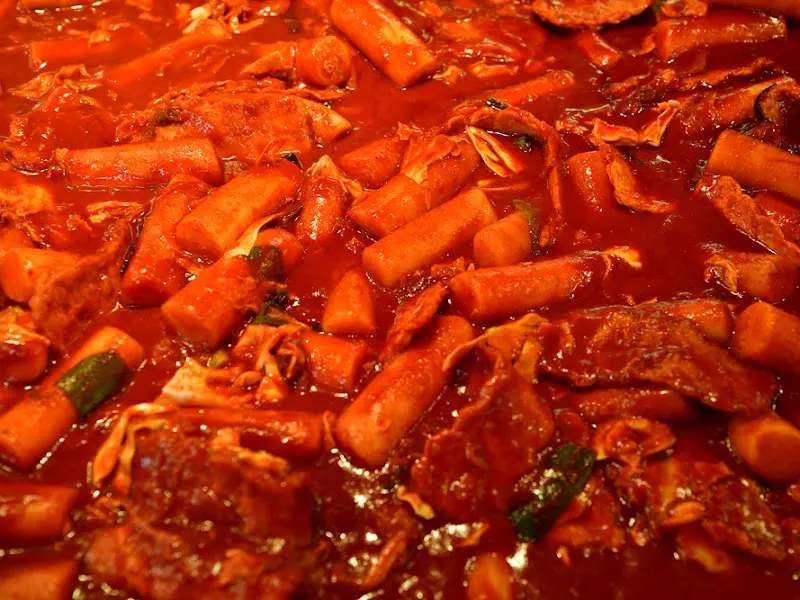 떡볶이 근접샷