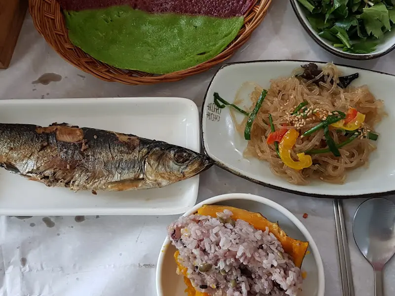 생선구이와 잡채