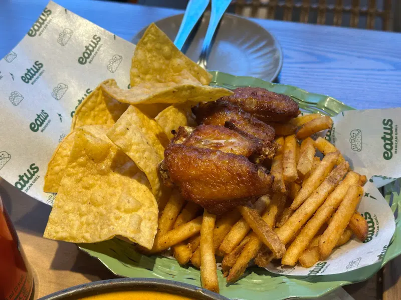 윙, 감자튀김, 나초칩