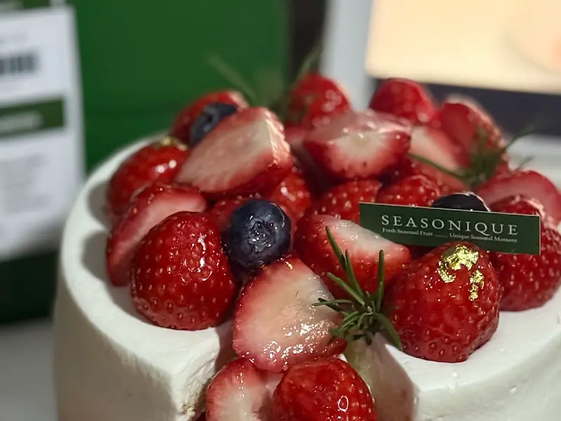 시즈니크 딸기 케이크 근접샷2