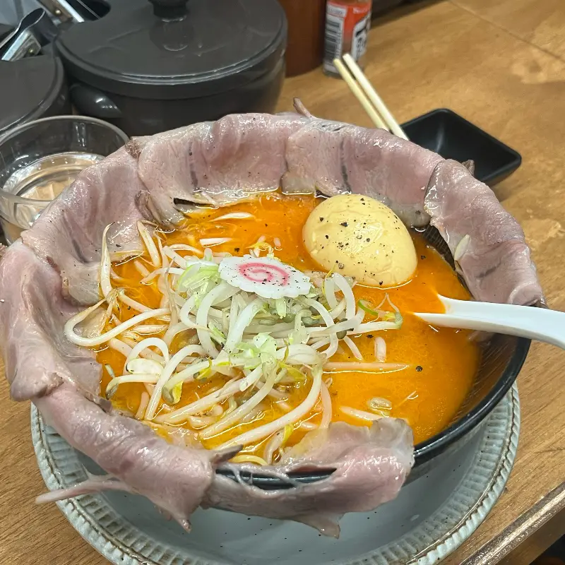 차슈 라멘 비주얼