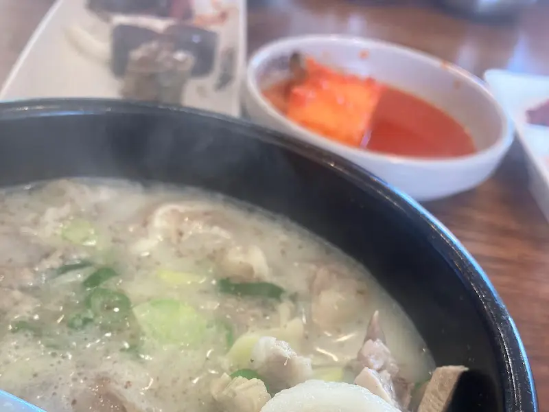 신의주찹쌀순대 메뉴판