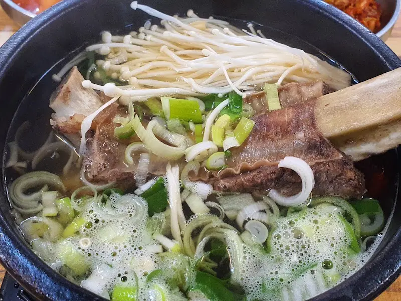 갈비와 팽이버섯