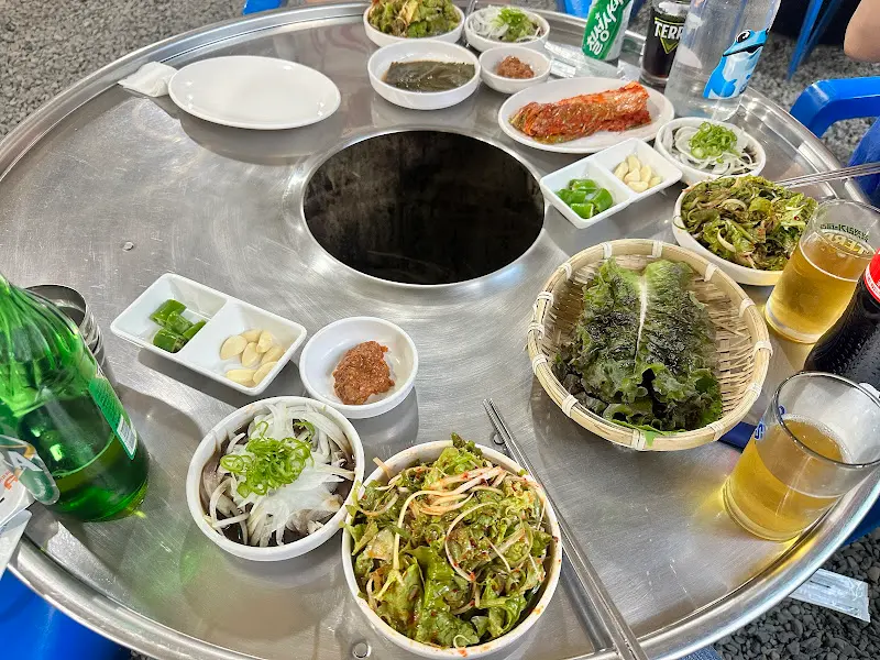 기본 밑반찬 세팅