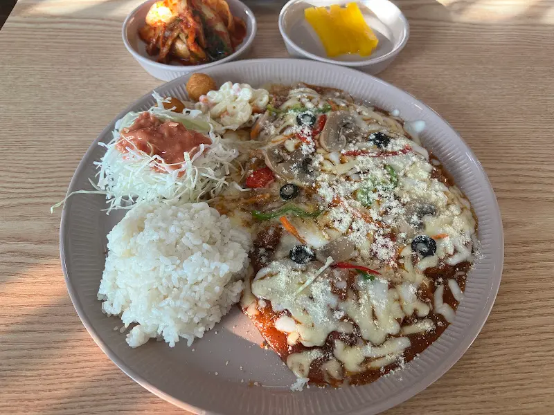 피자돈까스 한상차림