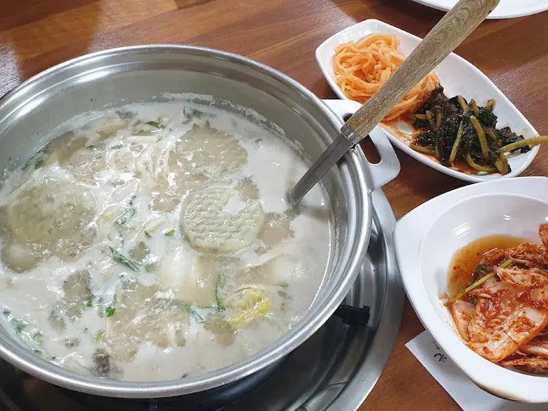 들깨 칼국수의 모습