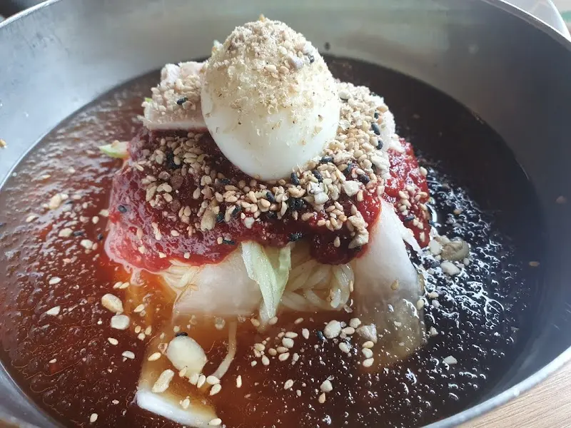 물밀면의 비주얼