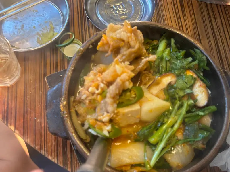 멜조림과 고기의 환상적인 조합