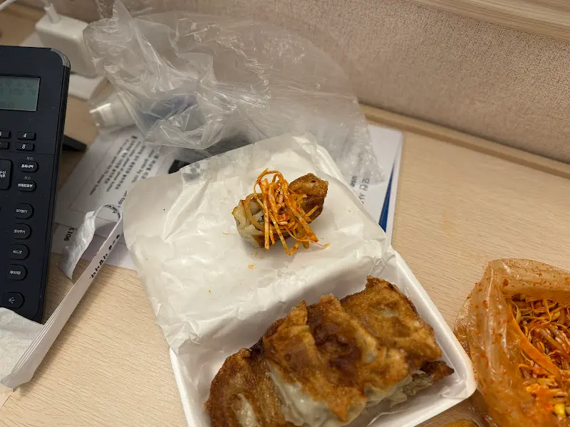 포장된 비빔 군만두