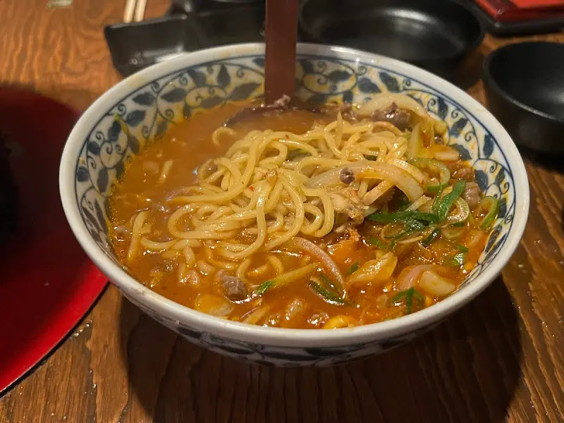 매콤한 대창 라멘