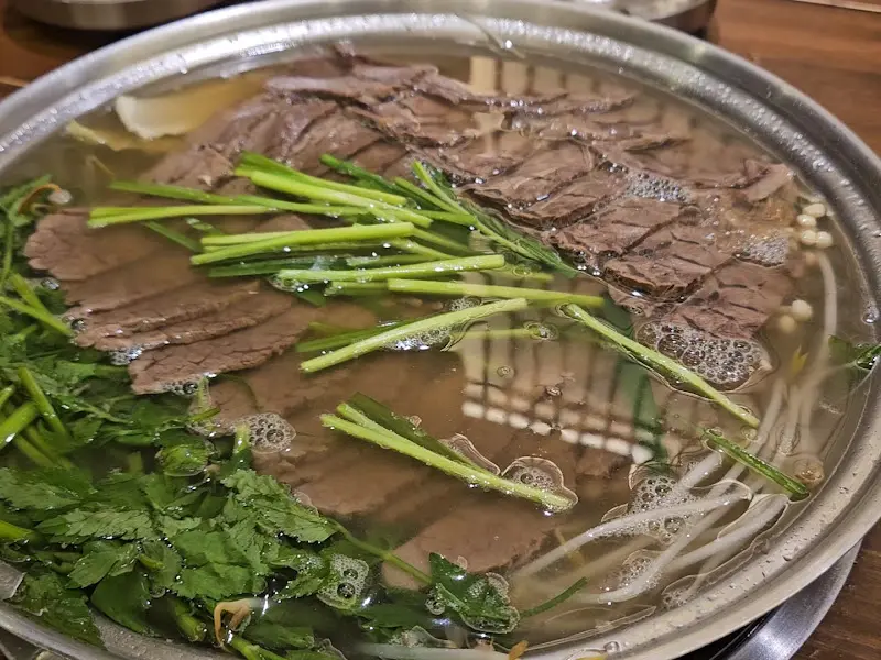 한우 수육 전골