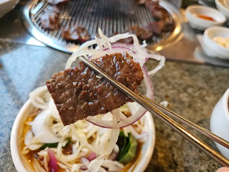 양념갈비의 풍미