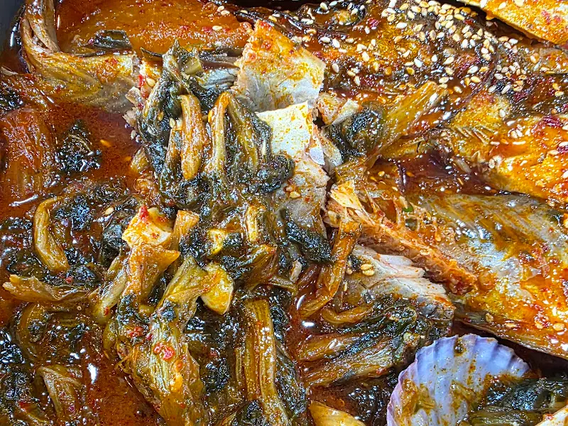 코다리 조림 확대샷