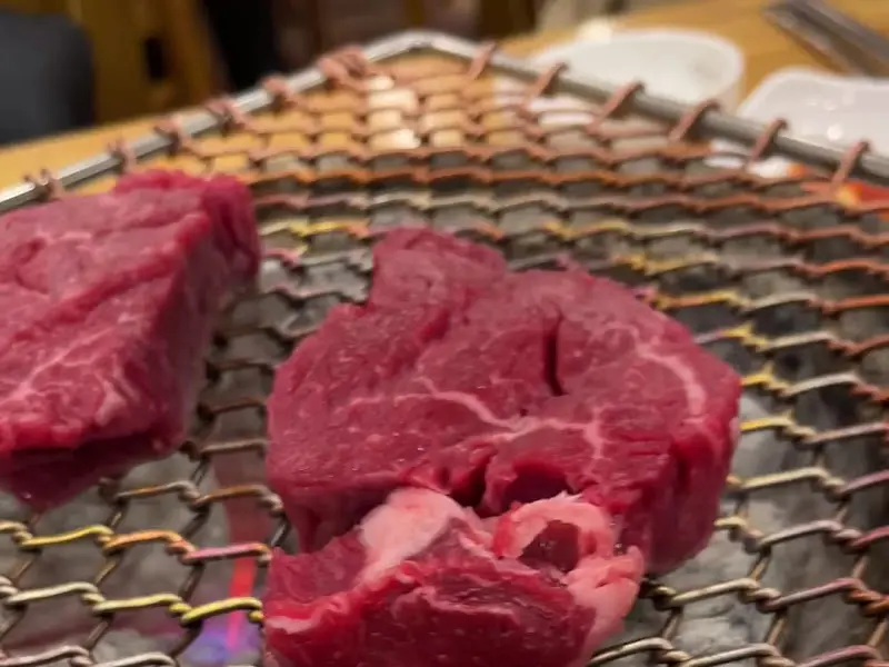 숯불 위 특등심