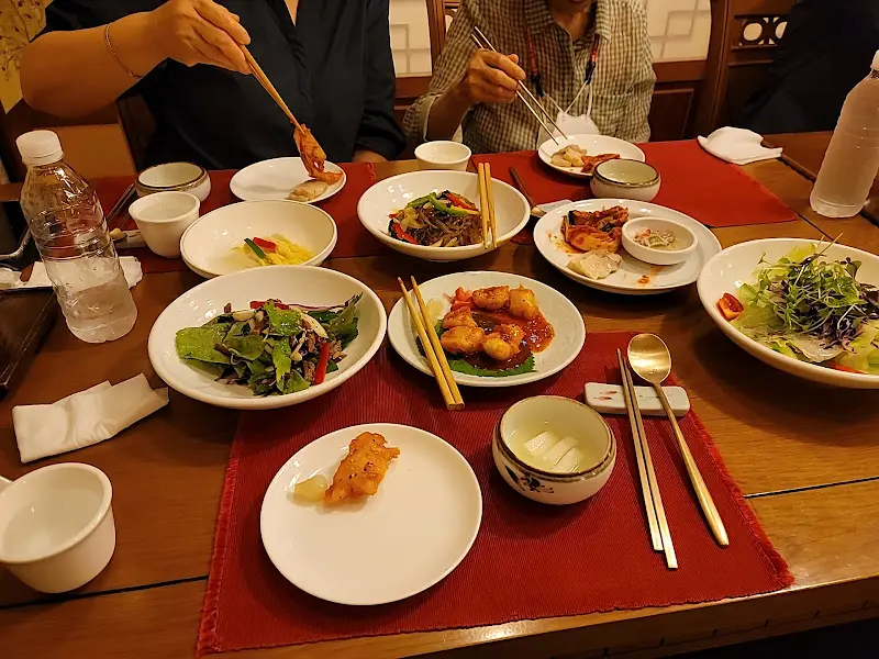 상록한정식 메뉴