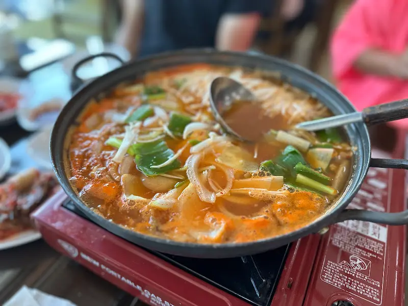 두부찌개 클로즈업