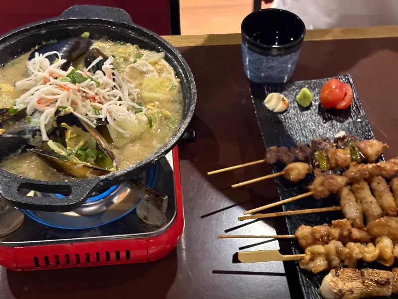 맛있는 꼬치 구이