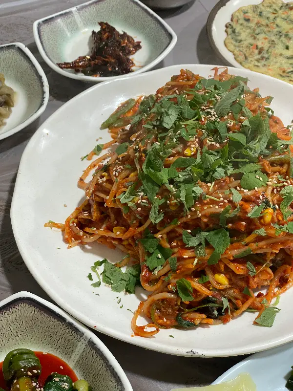 푸짐한 아구찜 한 상