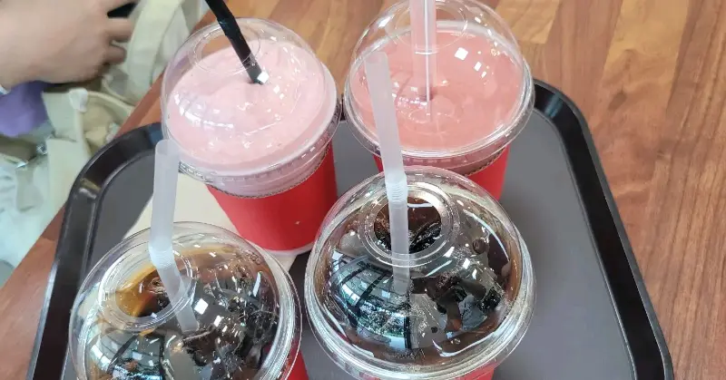 다양한 음료 메뉴