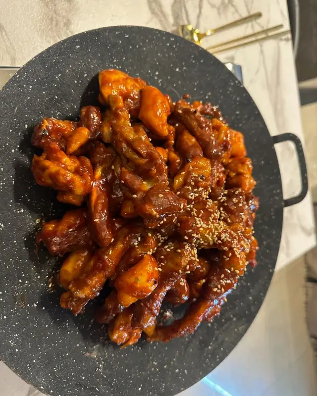 매콤달콤 양념 쪽갈비