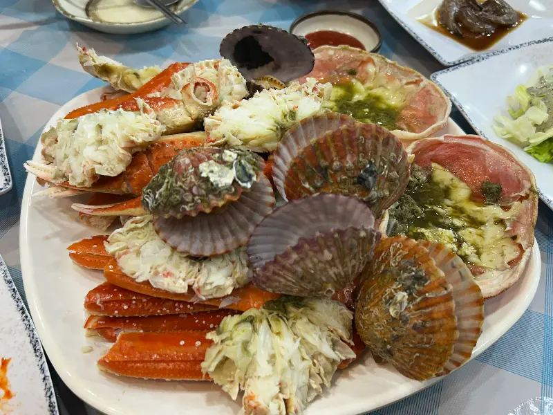 킹크랩과 가리비