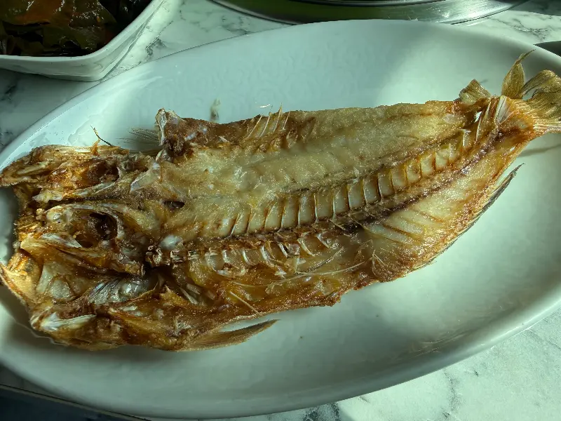 갈치구이 단면
