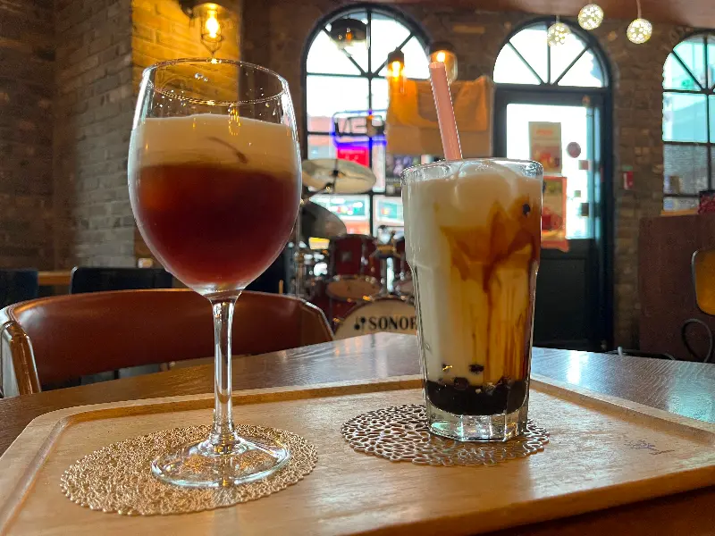 아인슈페너와 음료