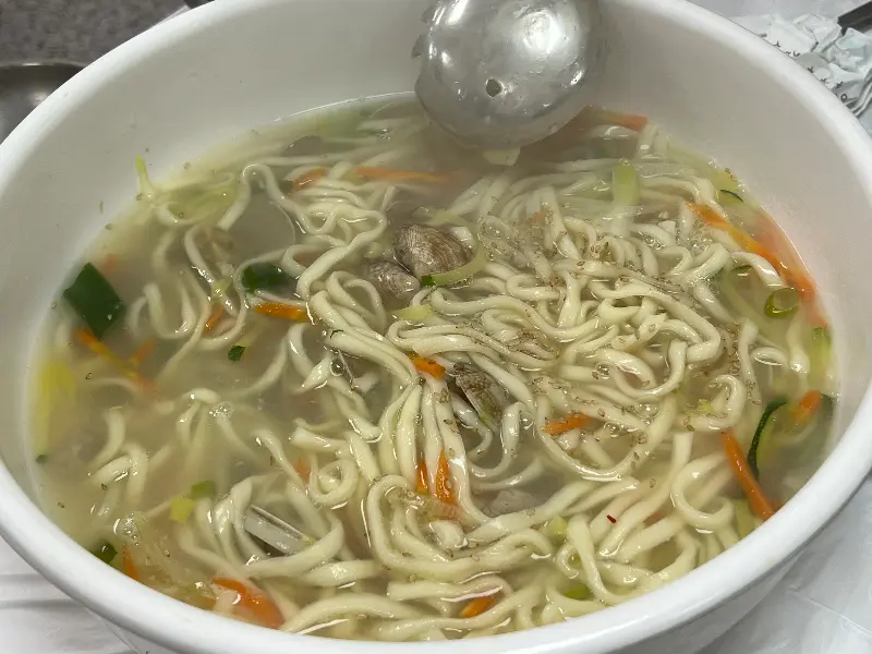 바지락 칼국수