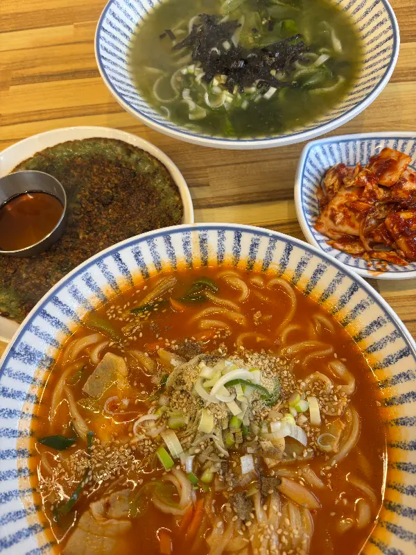 보말칼국수, 고사리육개장, 매생이바당전