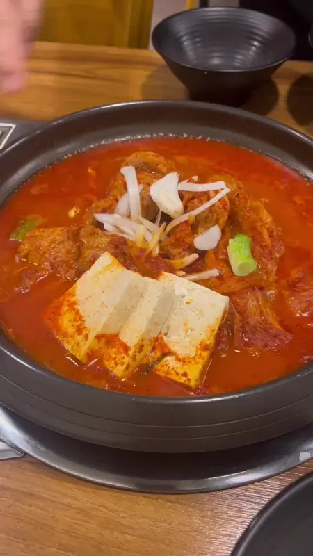 김치찌개 확대샷