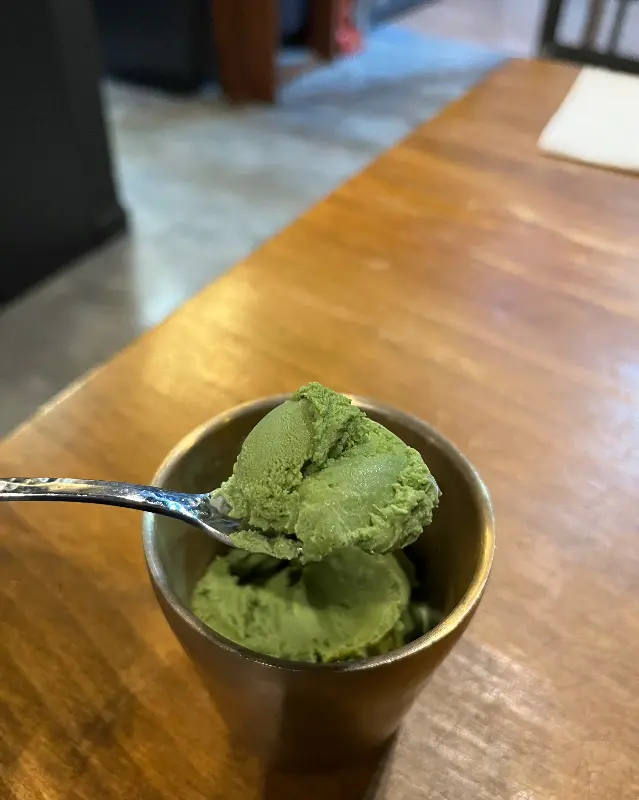 녹차 아이스크림