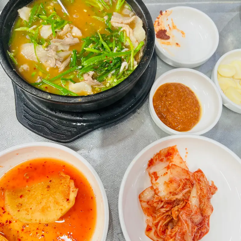 된장 베이스 국물