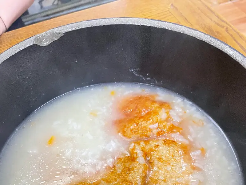 구수한 향이 코를 찌르는 누룽지