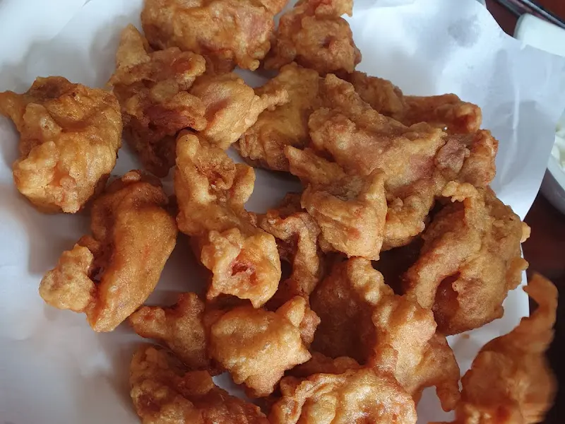 갓 튀겨져 나온 따끈따끈한 순살 후라이드 치킨