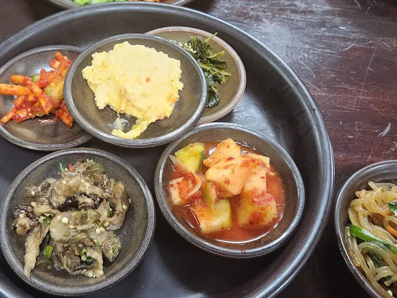 밑반찬 클로즈업